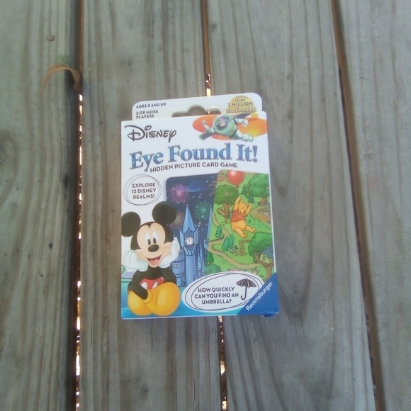 Disney Other - Disney Eye Found It Hidden Picture Card Game Kids